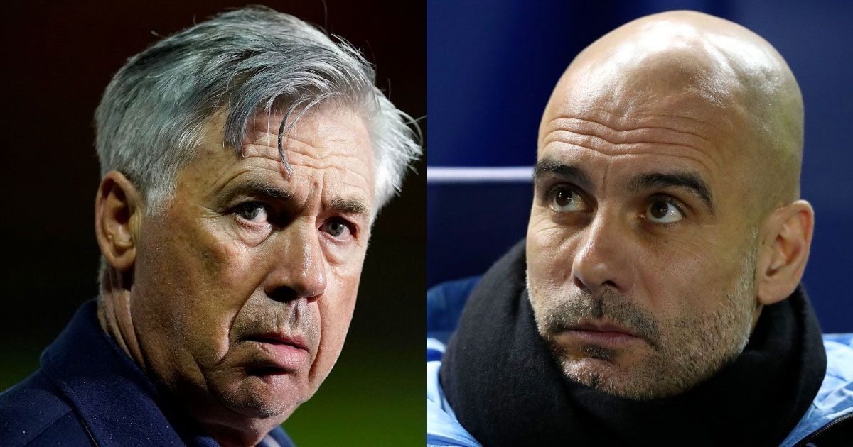 Carlo Ancelotti and Pep Guardiola