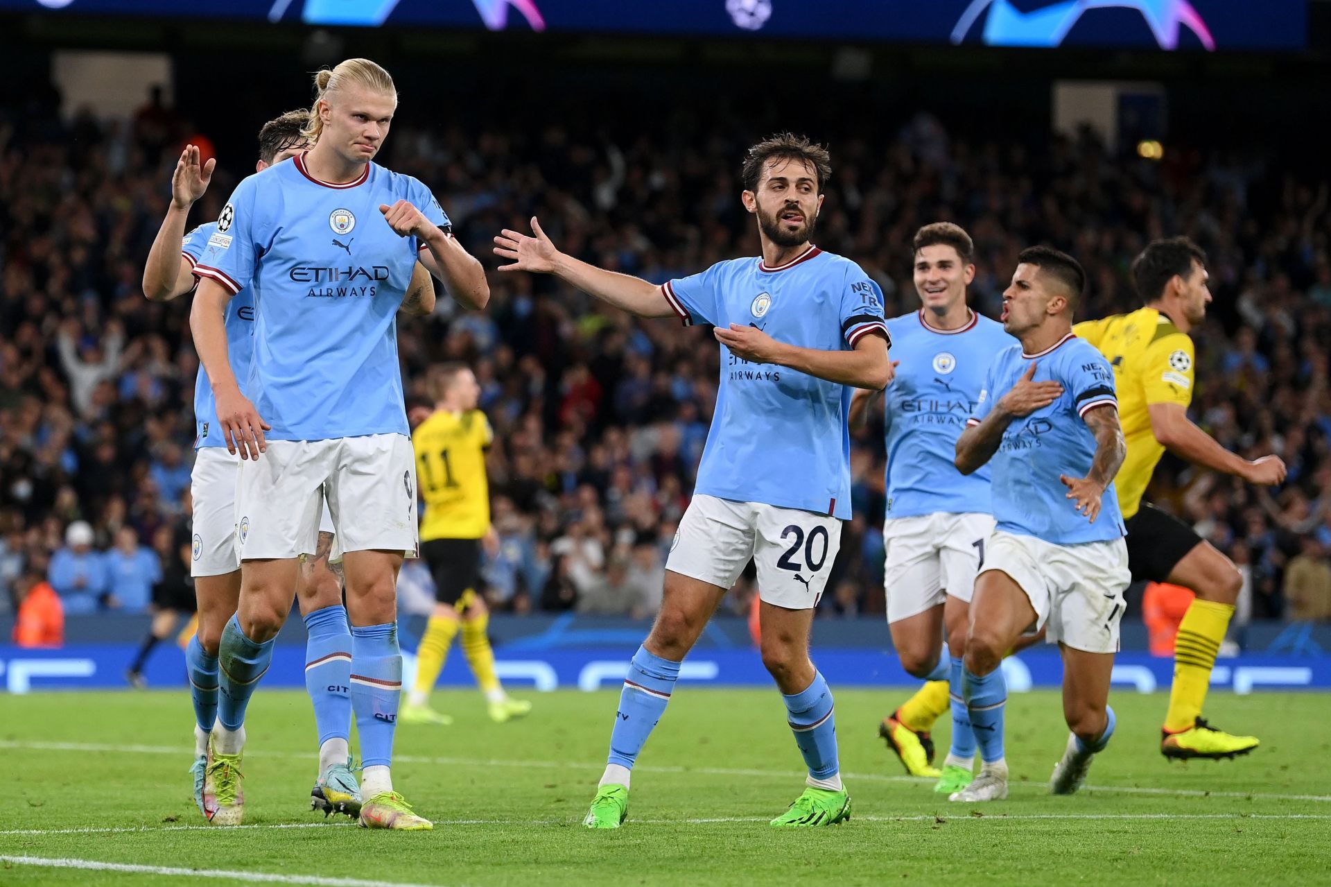 Manchester City v Borussia Dortmund: Group G - UEFA Champions League