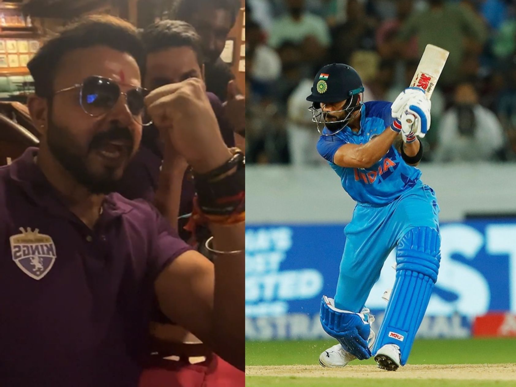 S Sreesanth, Virat Kohli, India vs Australia 3rd T20I