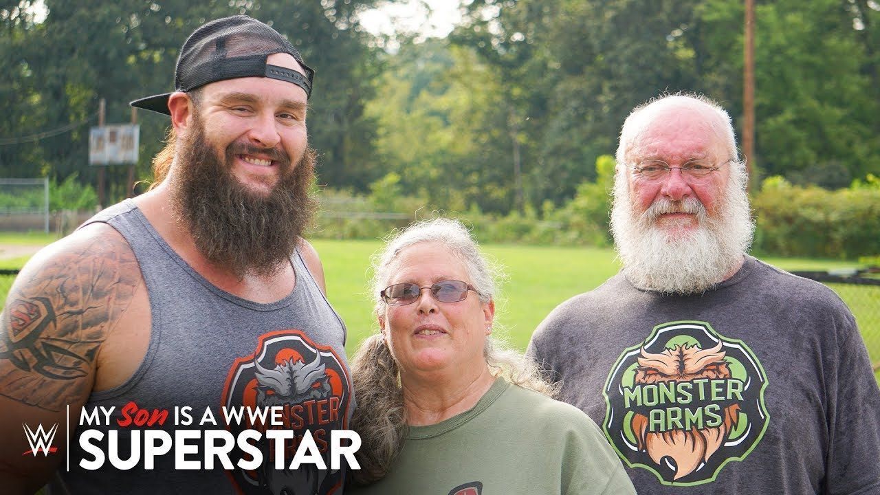 Braun Strowman with his parents