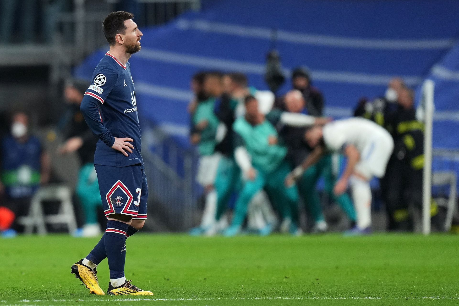 Lionel Messi's PSG lost to Madrid last season