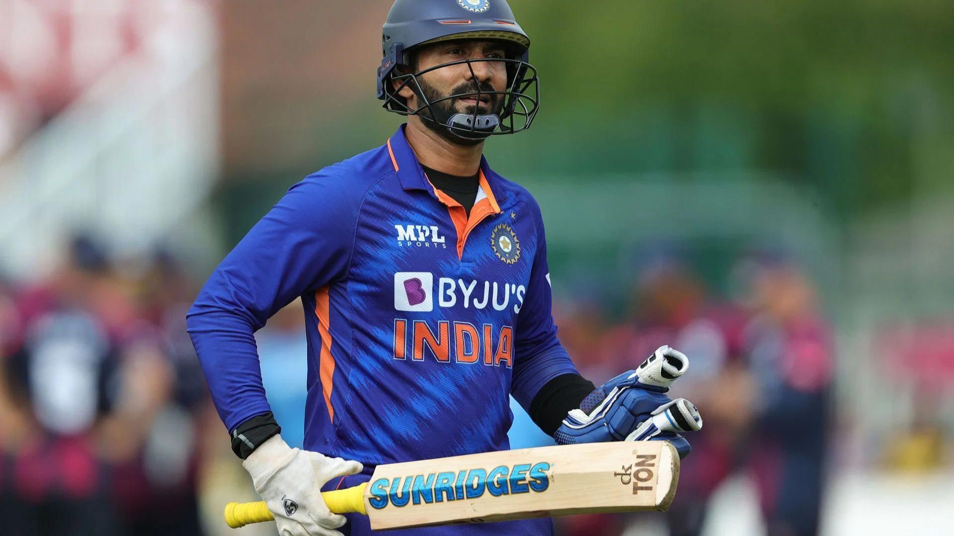 Dinesh Karthik has just faced one ball in the Asia Cup so far. (P.C.:Twitter)