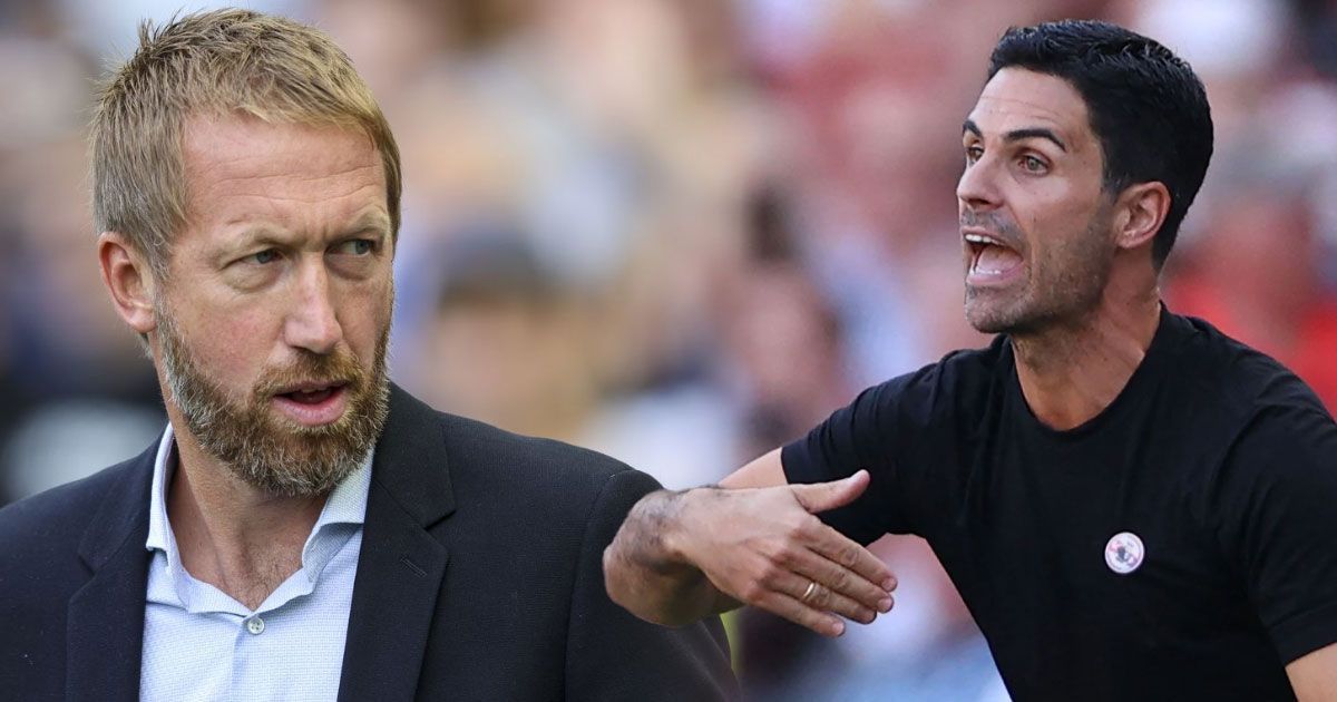 Graham Potter and Mikel Arteta are aiming to add a forward to their squad.