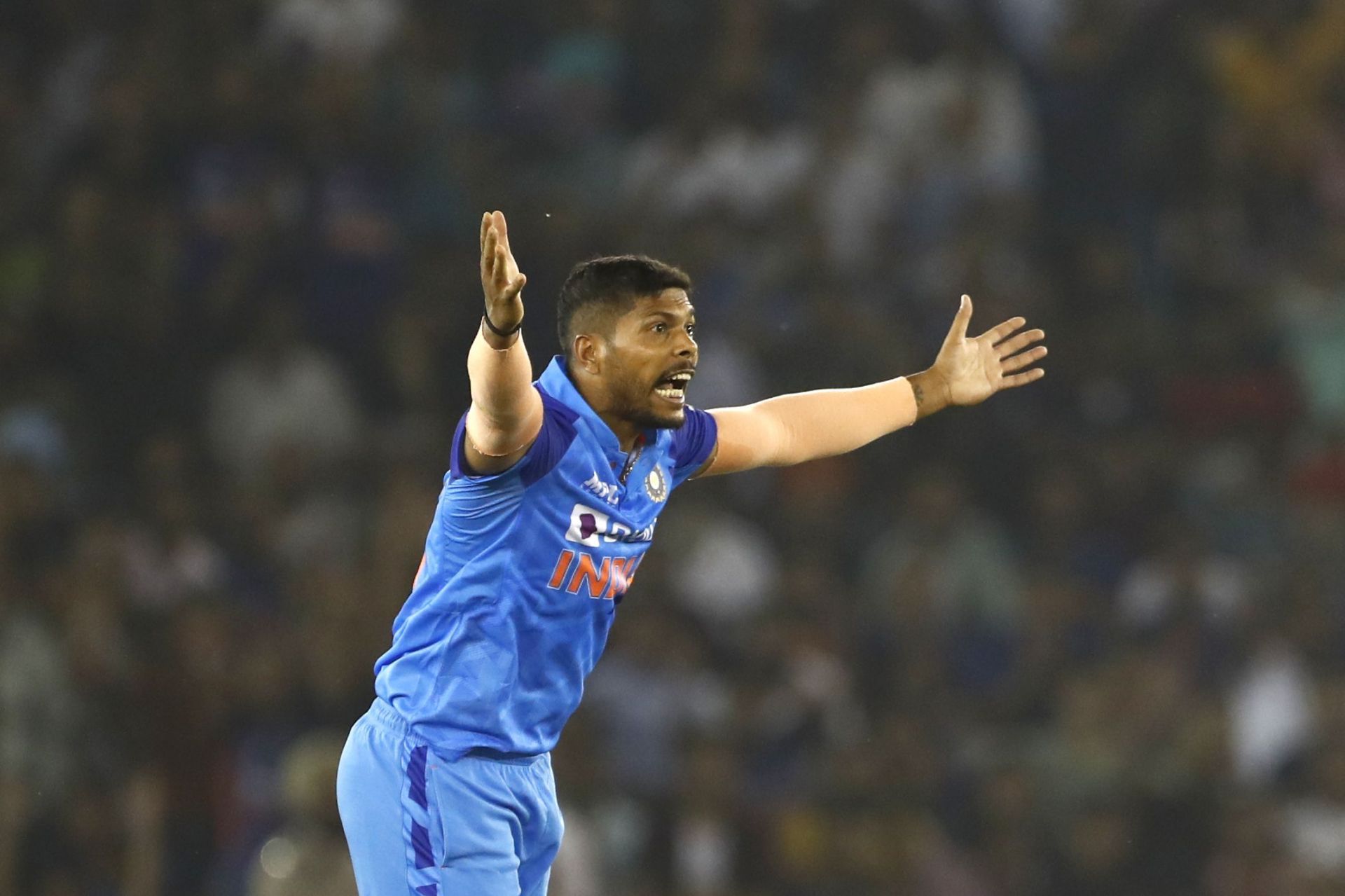 Umesh Yadav took 2 important wickets for India in Mohali. (Image: Getty)