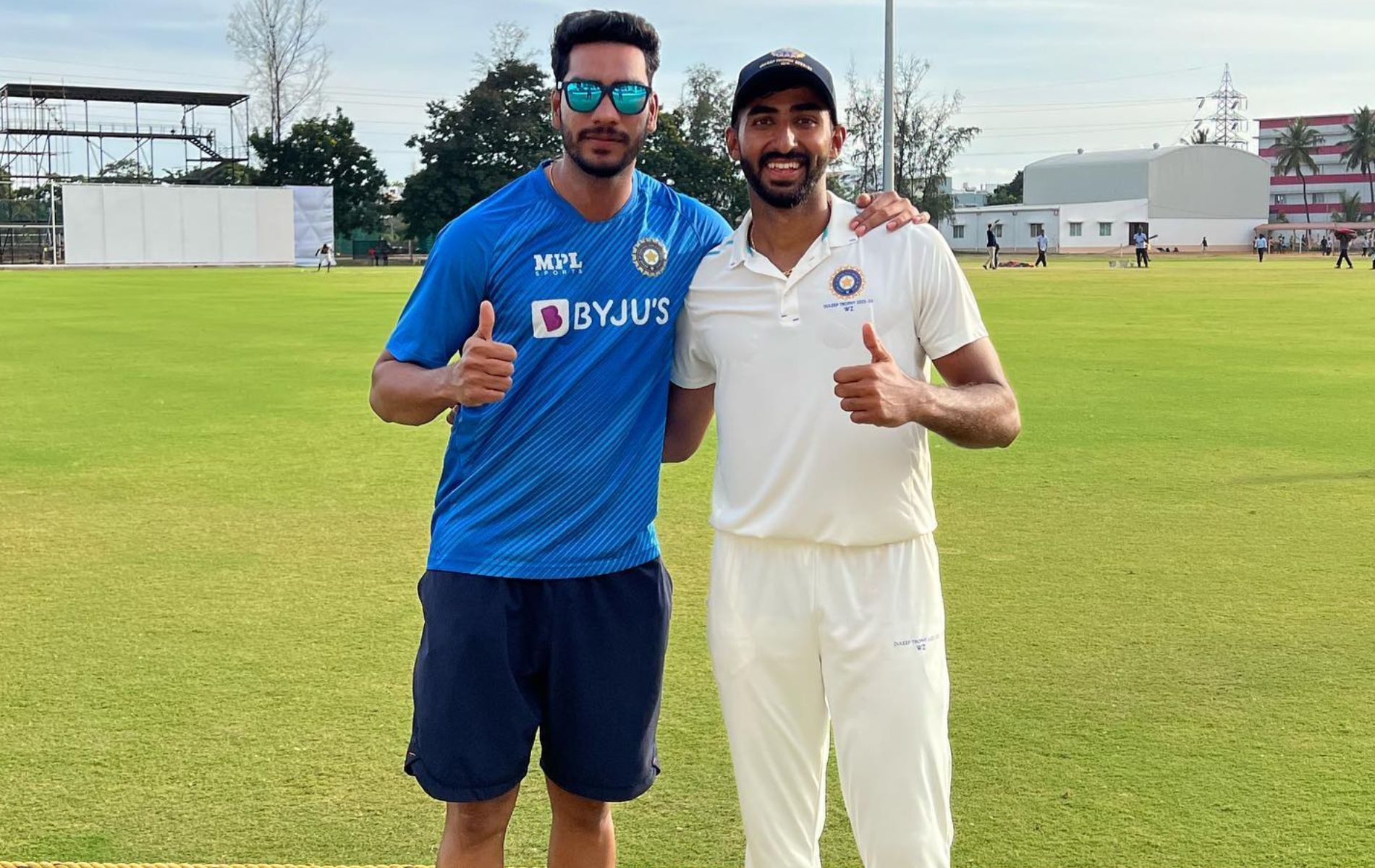 Venkatesh Iyer (L) and Chintan Gaja (R). (Pic: Instagram)