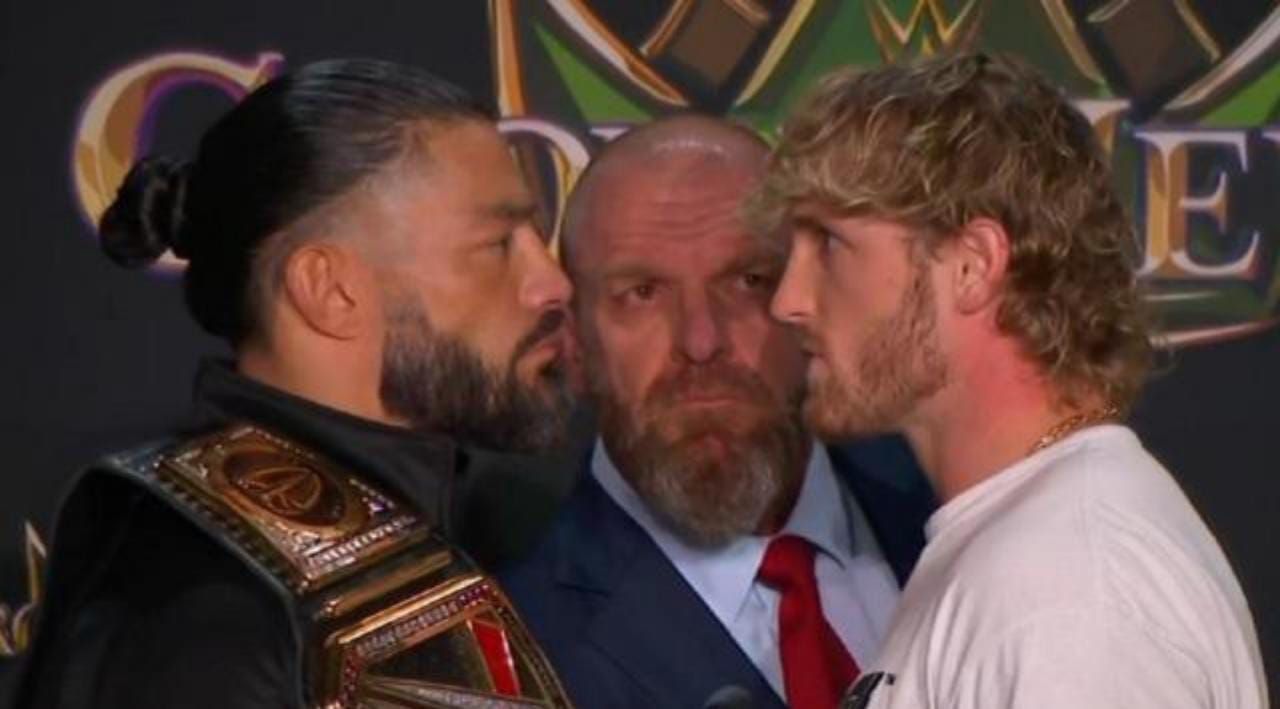 Roman Reigns will defend his title against Logan Paul at Crown Jewel