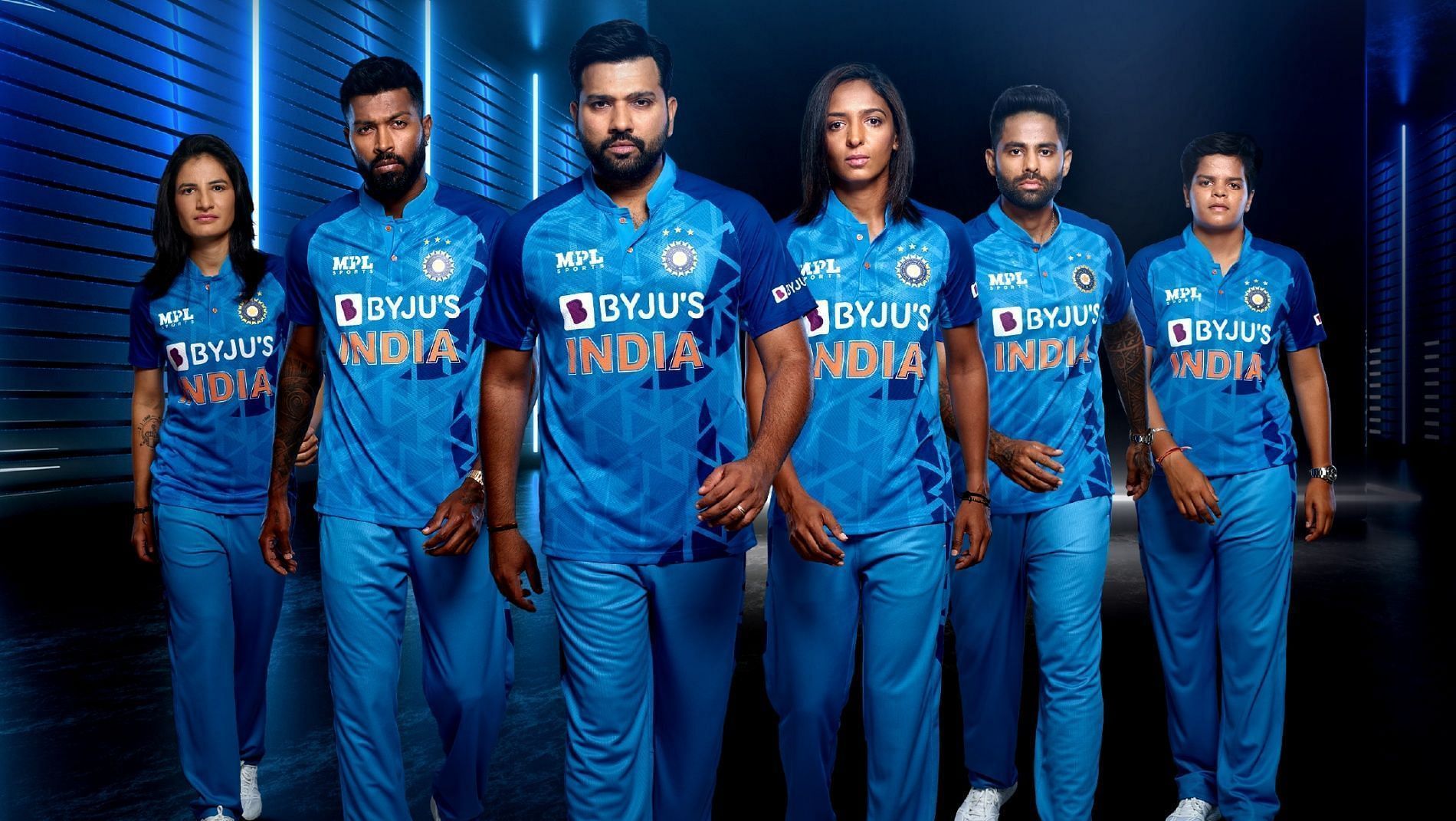 The 2022 T20 World Cup jersey worn by Team India. Pic: BCCI