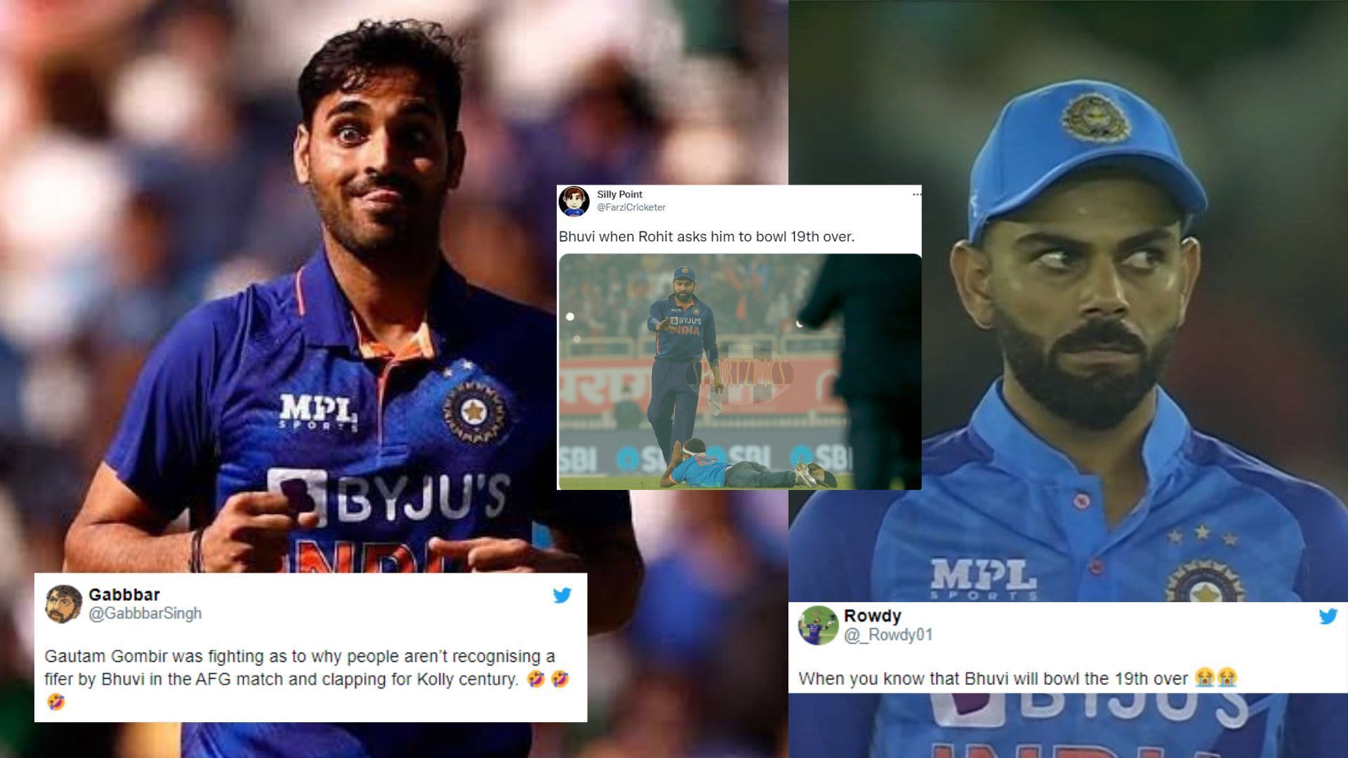 Fans slammed Bhuvneshwar Kumar as India failed to defend a mammoth total. (P.C.:Twitter)