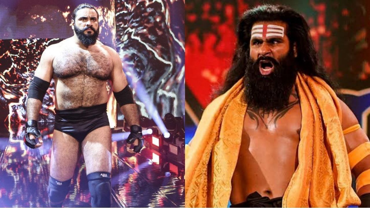 भारतीय WWE सुपरस्टार्स सांगा और वीर महान 