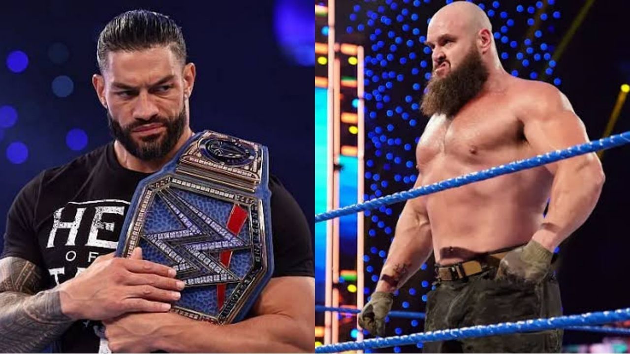 अनडिस्प्यूटेड WWE यूनिवर्सल चैंपियन रोमन रेंस और ब्रॉन स्ट्रोमैन 