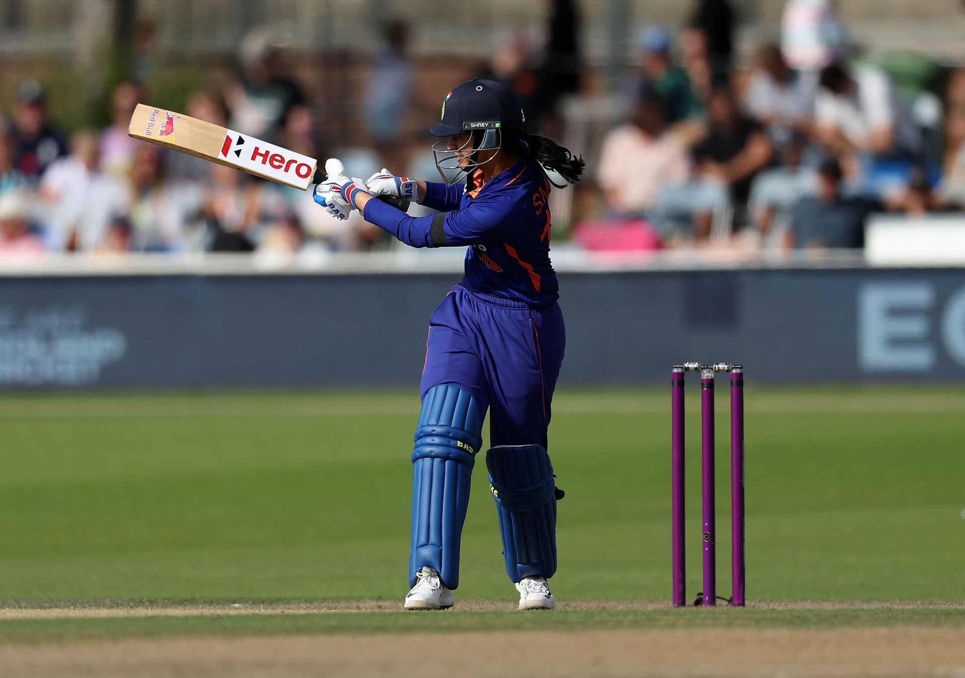 Smriti Mandhana scored 91 off 99 balls. (Credits: Getty)