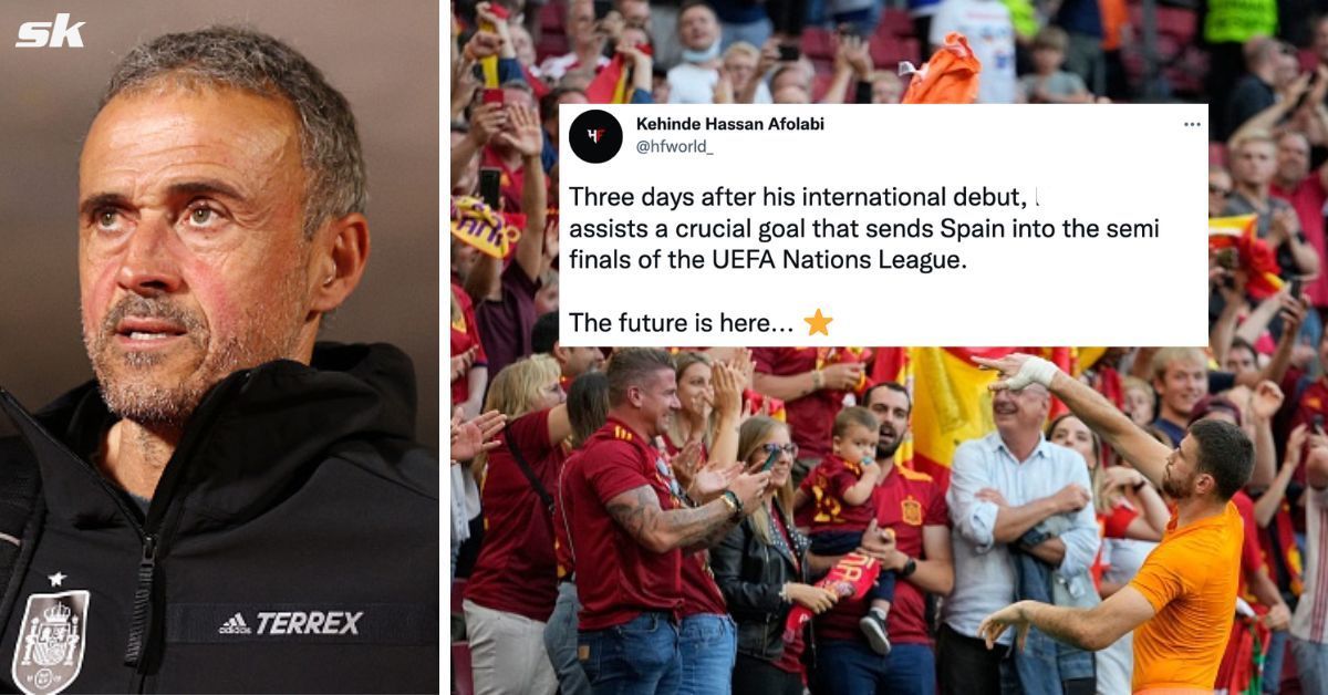 Fans were in awe of Spain substitute