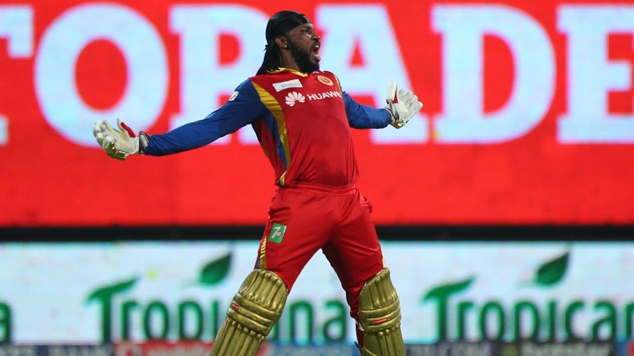 Chris Gayle scored six centuries in his IPL career