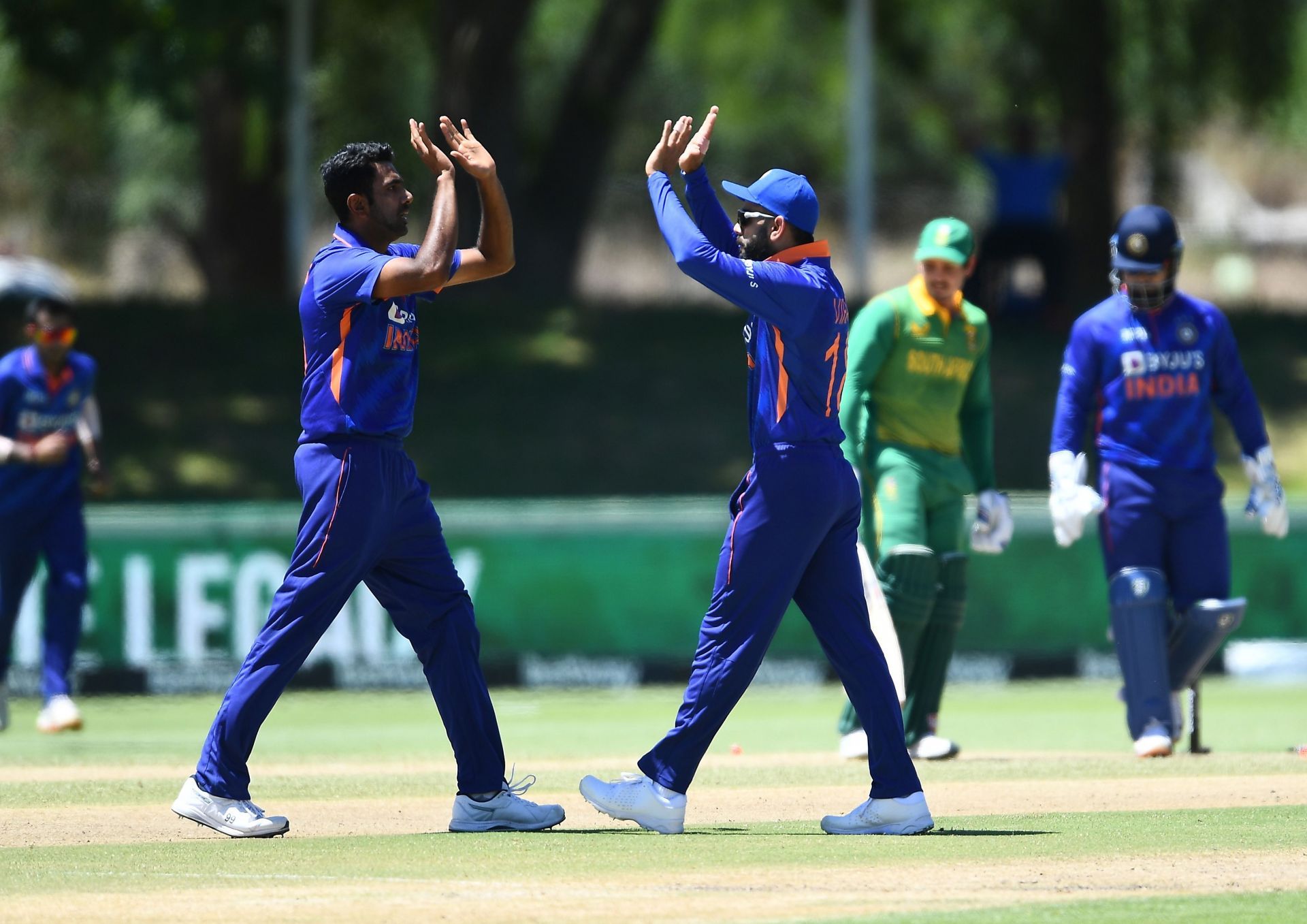 Off-spinner Ravichandran Ashwin (left) remains in the fray in T20Is. Pic: Getty Images