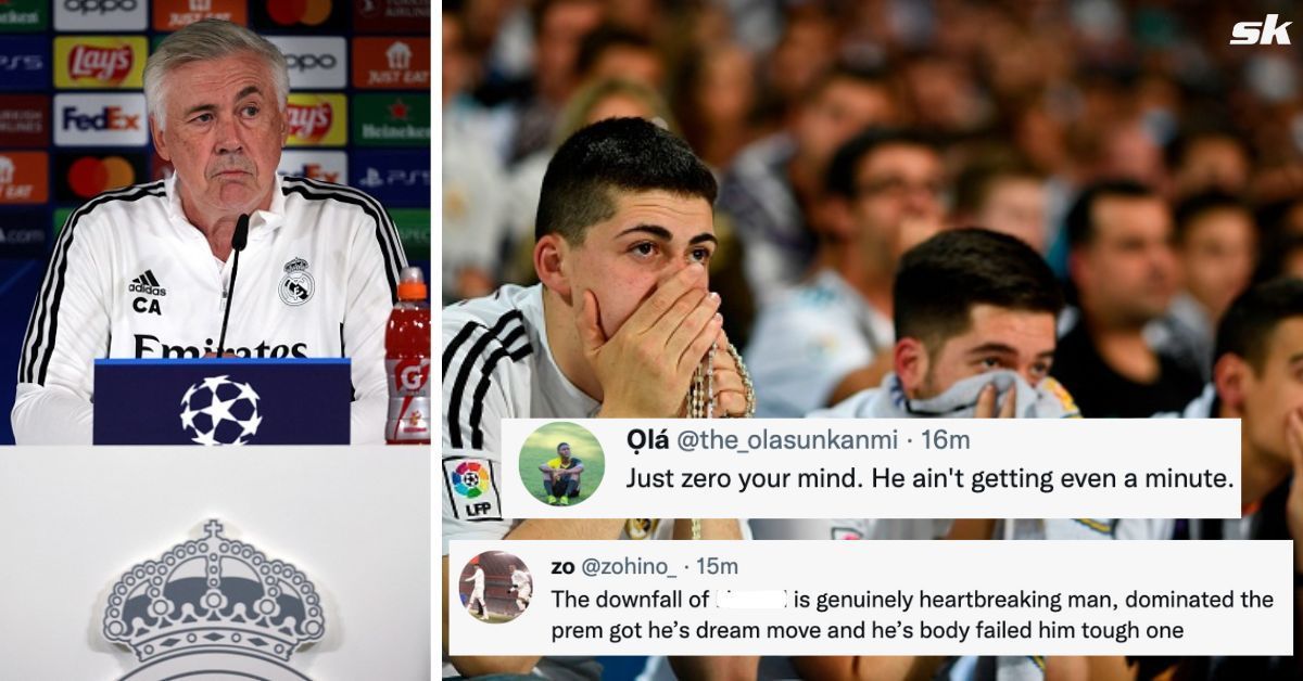 Real Madrid fans slam Carlo Ancelotti for dropping Eden Hazard