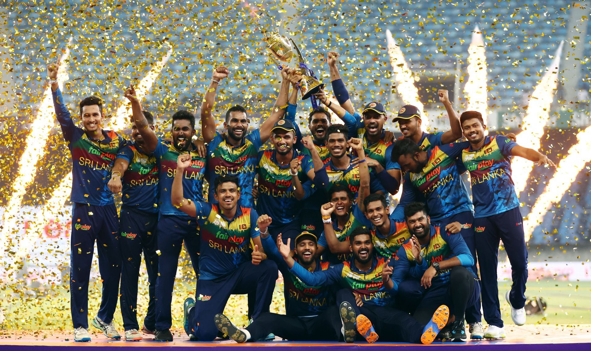 Sri Lanka beat Pakistan by 23 runs. (Credits: Getty)