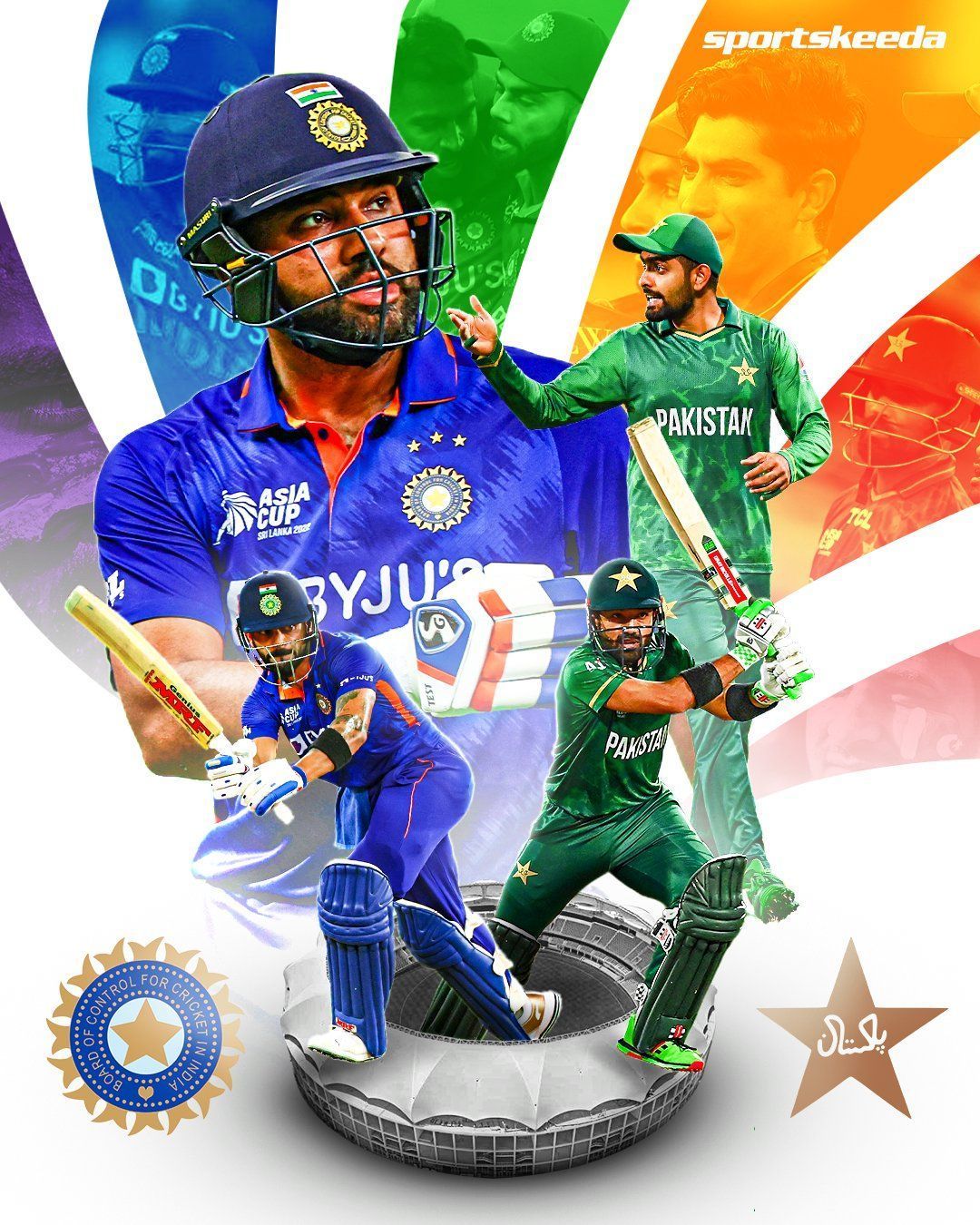 India and Pakistan will square off against each other for the second time in Asia Cup 2022 [Pic Credit: Sportskeeda]