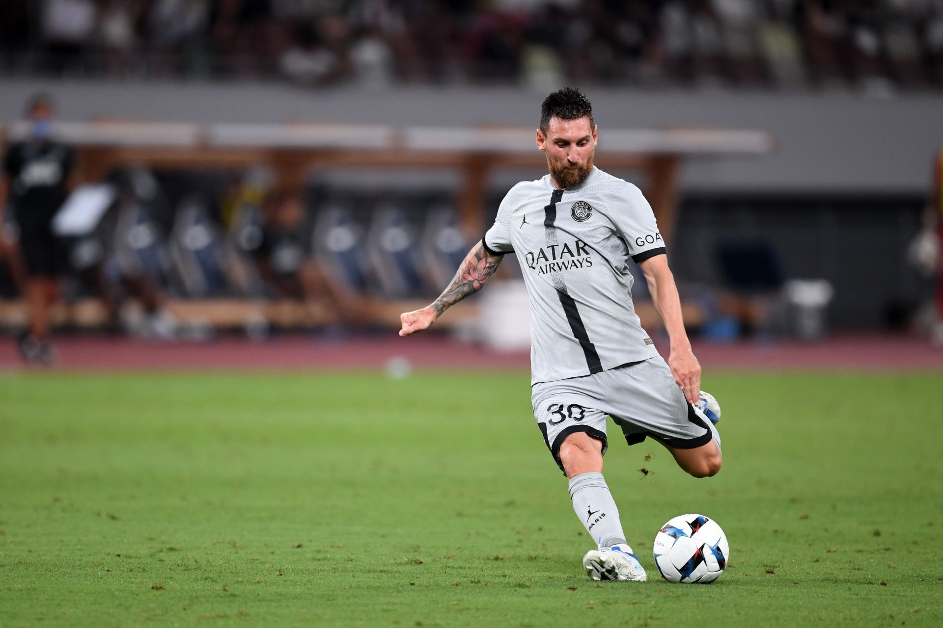Lionel Messi has lit up the Parc des Princes this season.