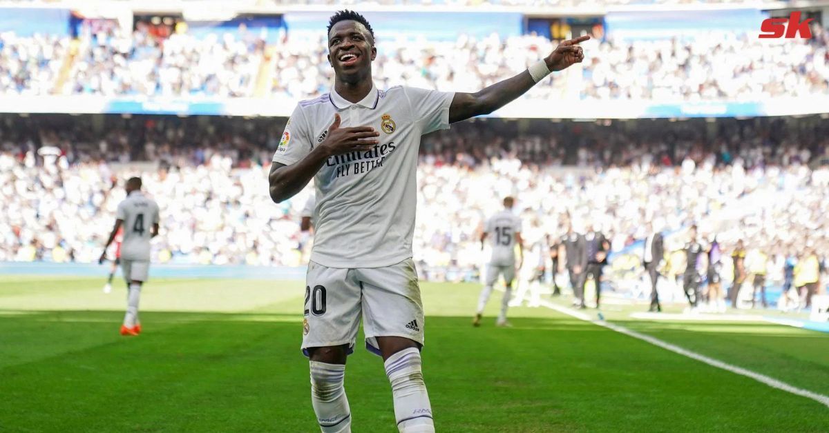 Real Madrid winger Vinicius Jr. likes a tweet mocking Atletico Madrid