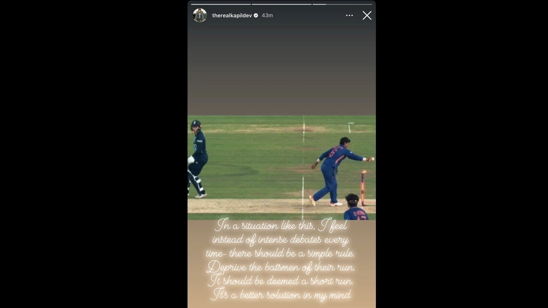 Source: Kapil Dev Instagram story