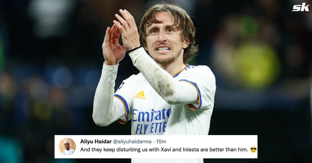 Real Madrid fans heap praise on record-breaking Luka Modric