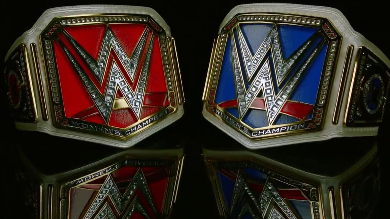 The current design for the Raw and SmackDown Women's Titles. WWE needs to avoid having too many titles.