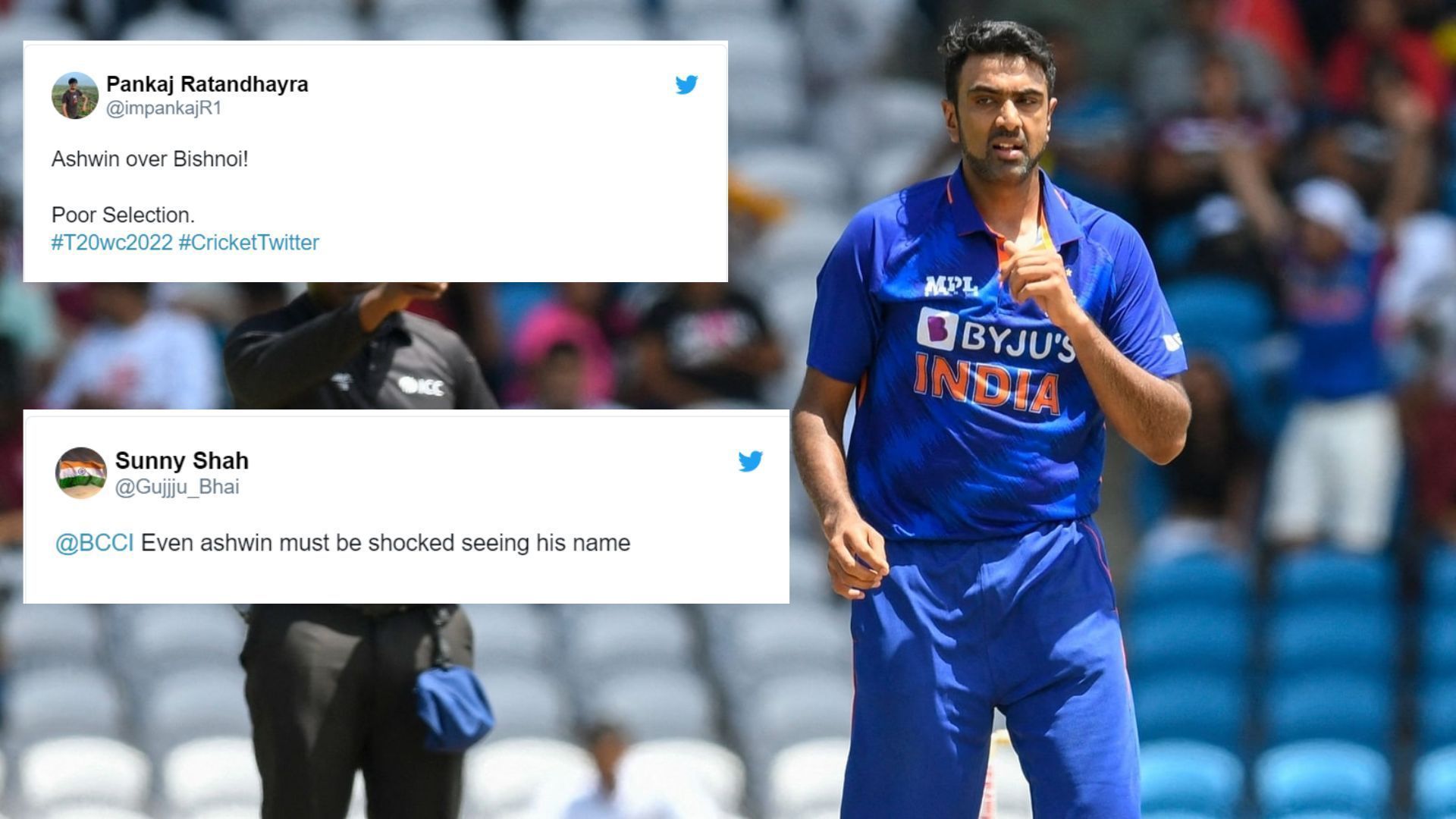 &quot;Even Ashwin must be shocked seeing his name&quot; - Twitter befuddled over the off-spinner