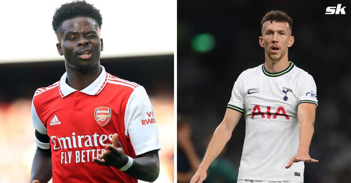 Bukayo Saka (Left) and Ivan Perisic (Right)