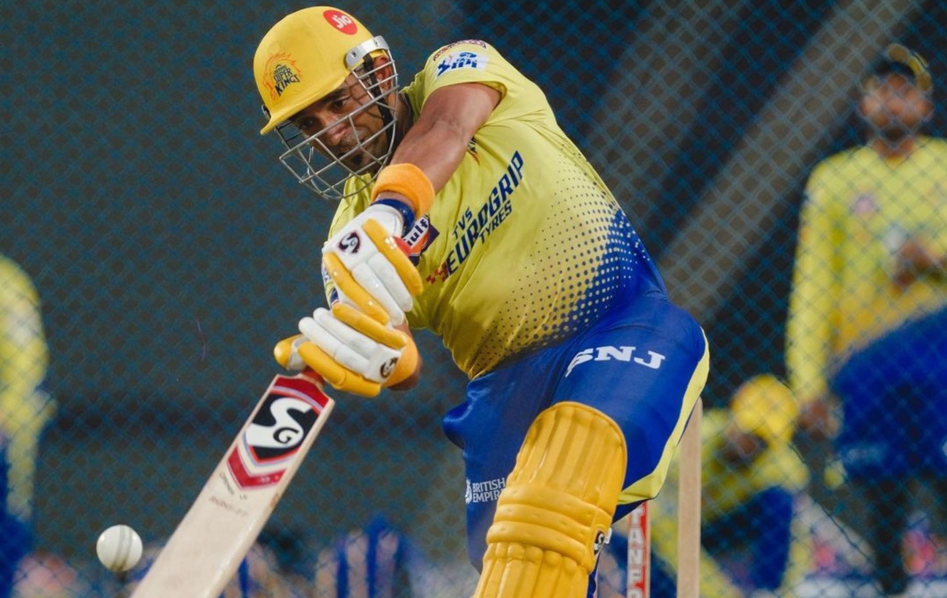 Robin Uthappa during a CSK net session. (Pic: Instagram) 