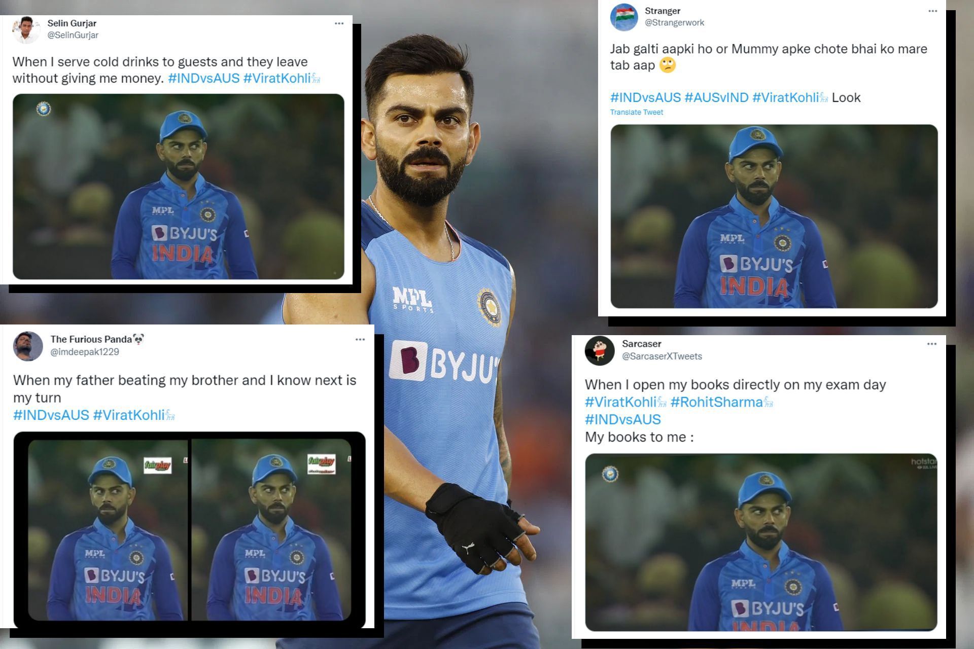 Virat Kohli look memes