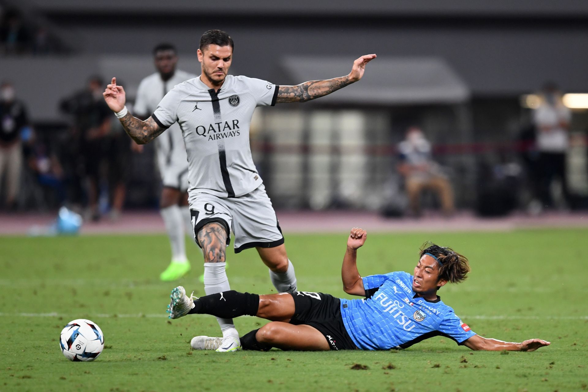 Mauro Icardi (left) has left the Parc des Princes