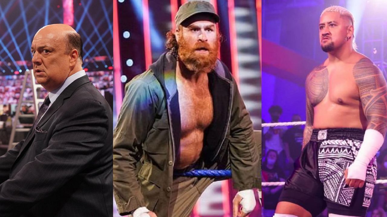 Paul Heyman, Sami Zayn, and Solo Sikoa