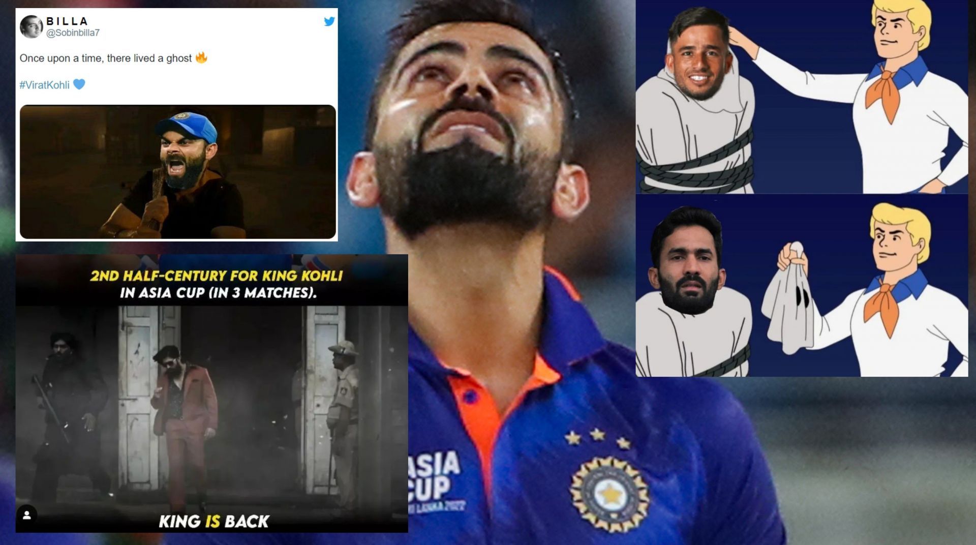 Fans react after Kohli scored his 32nd T20I fifty against Pakistan in Asia Cup 2022