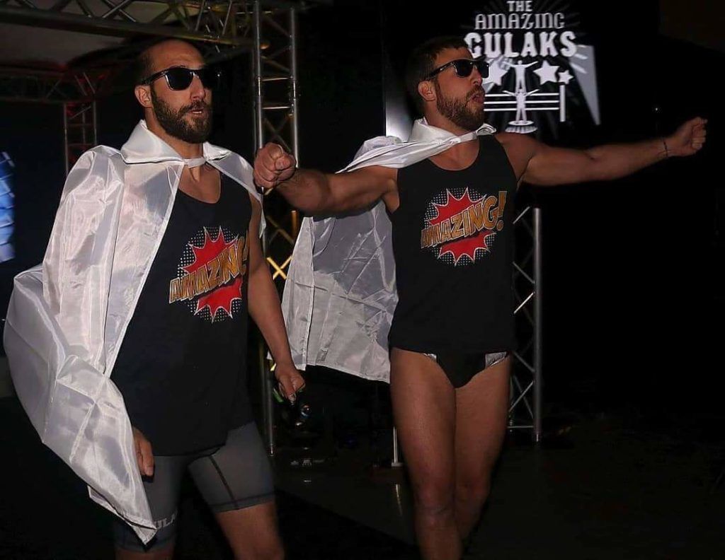 Some wrestling fans may not remember that Drew and his brother Rory teamed together as "The Amazing Gulaks" several years ago.