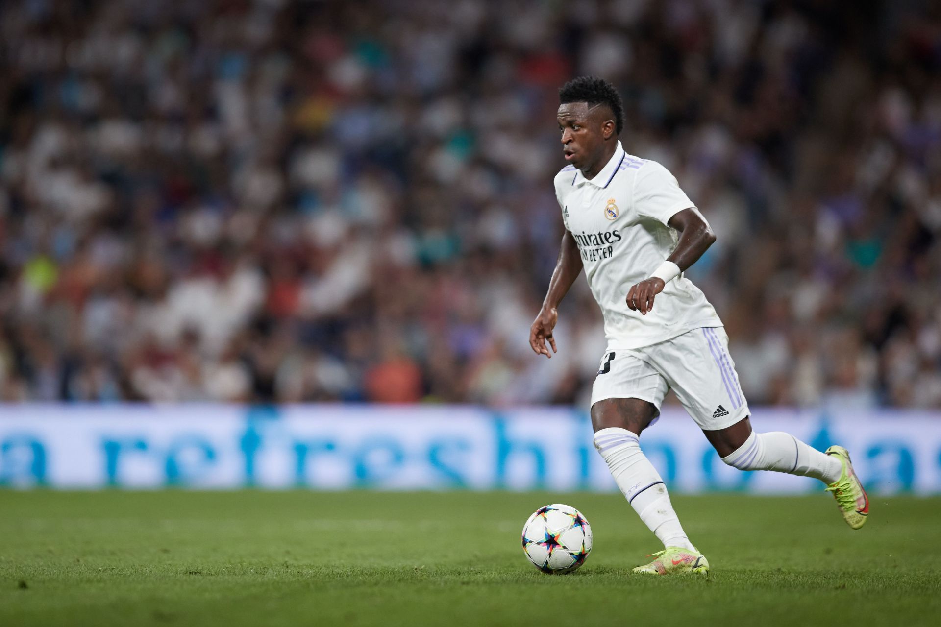 Vinicius Junior has gone from strength to strength at the Santiago Bernabeu recently.