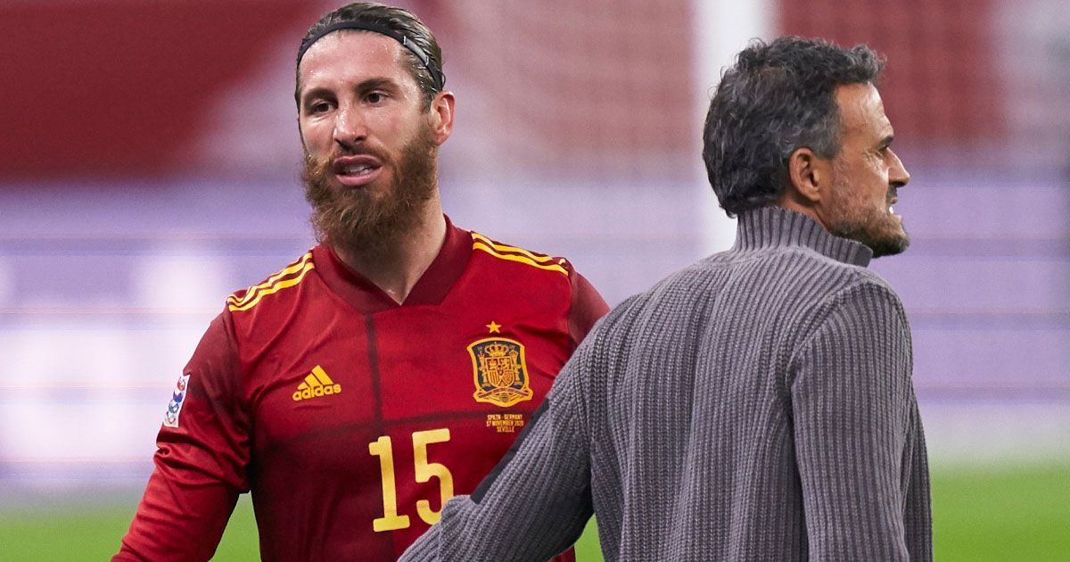 Sergio Ramos does not appear to be in Luis Enrique