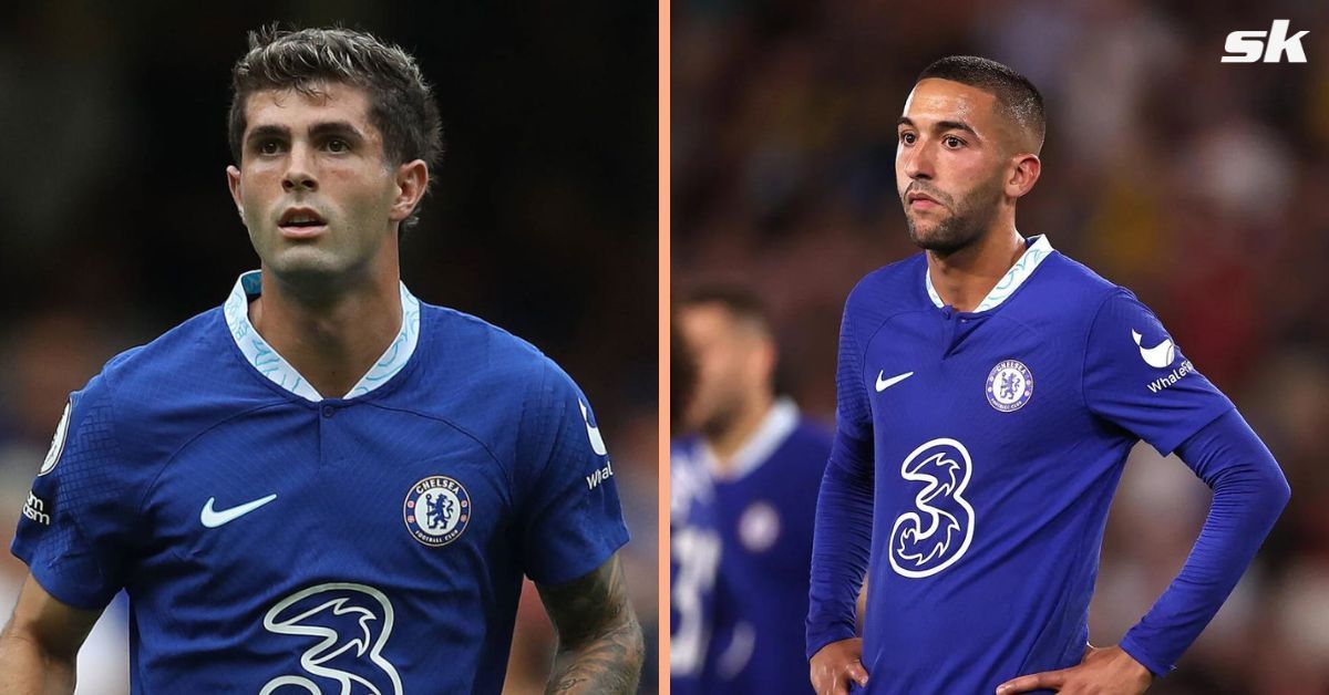 Christian Pulisic (left) and Hakim Ziyech (right)