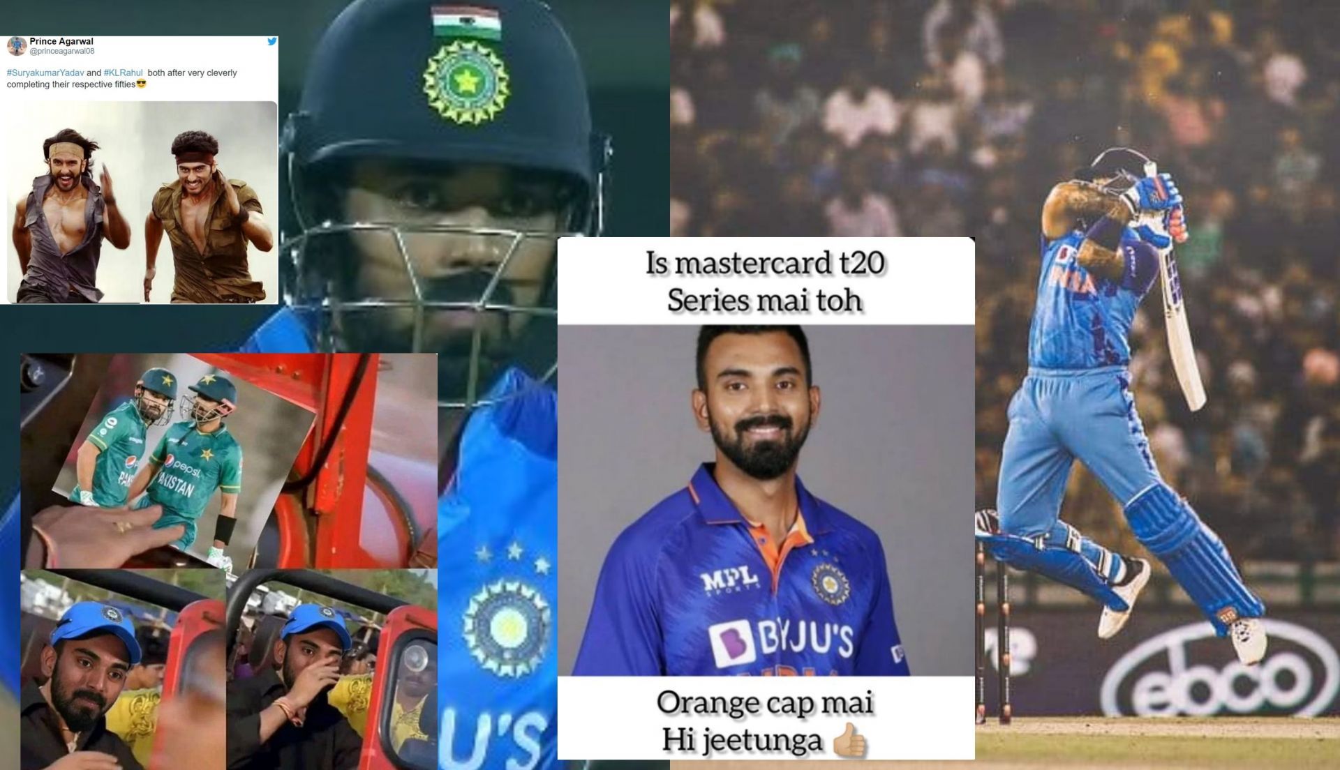 Fans share memes after Team India