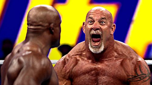 Goldberg with Bobby Lashley