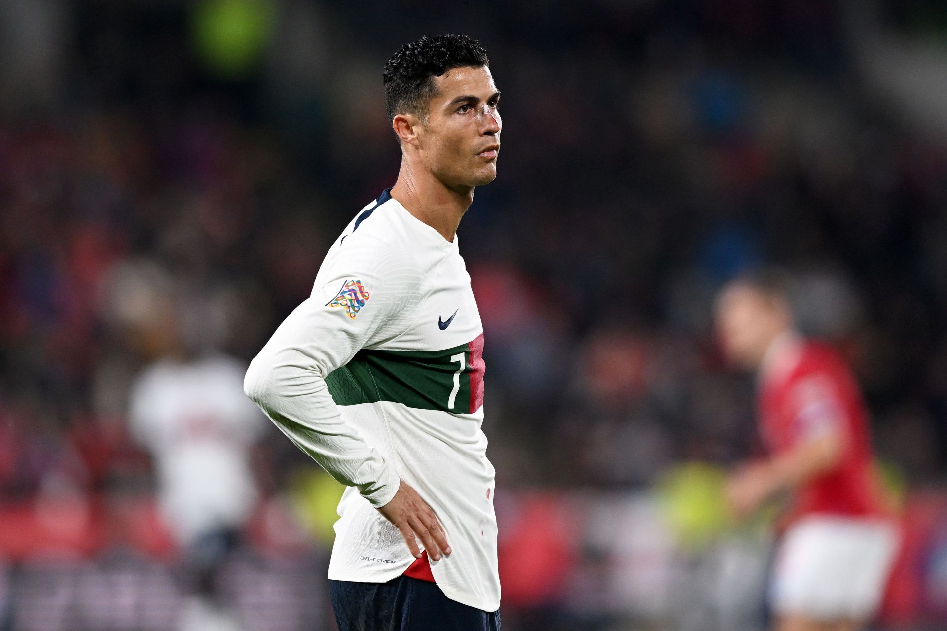 Ronaldo cuts a frustrated figure
