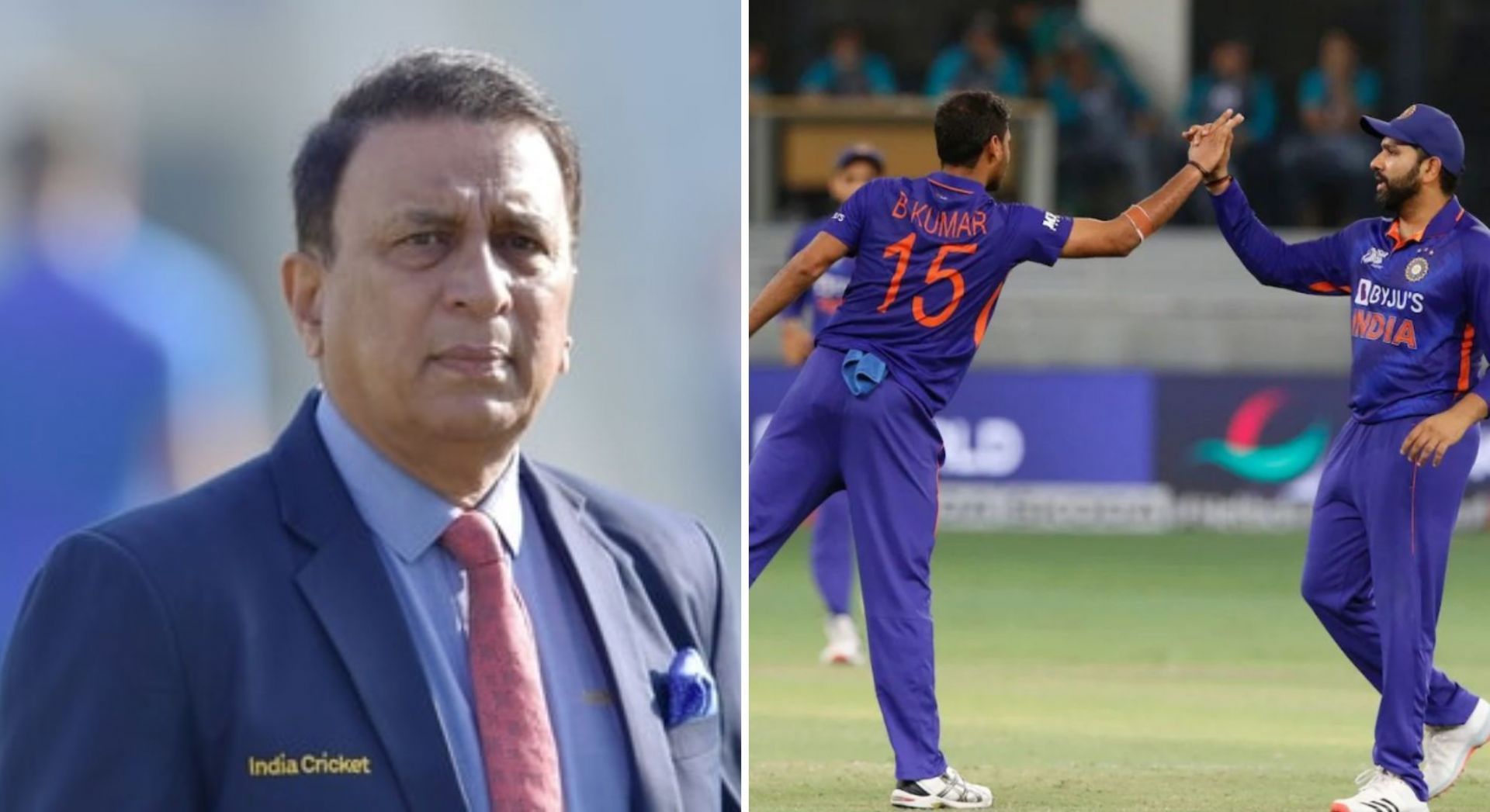 Sunil Gavaskar analyzes India bowling against Pakistan on Sunday.