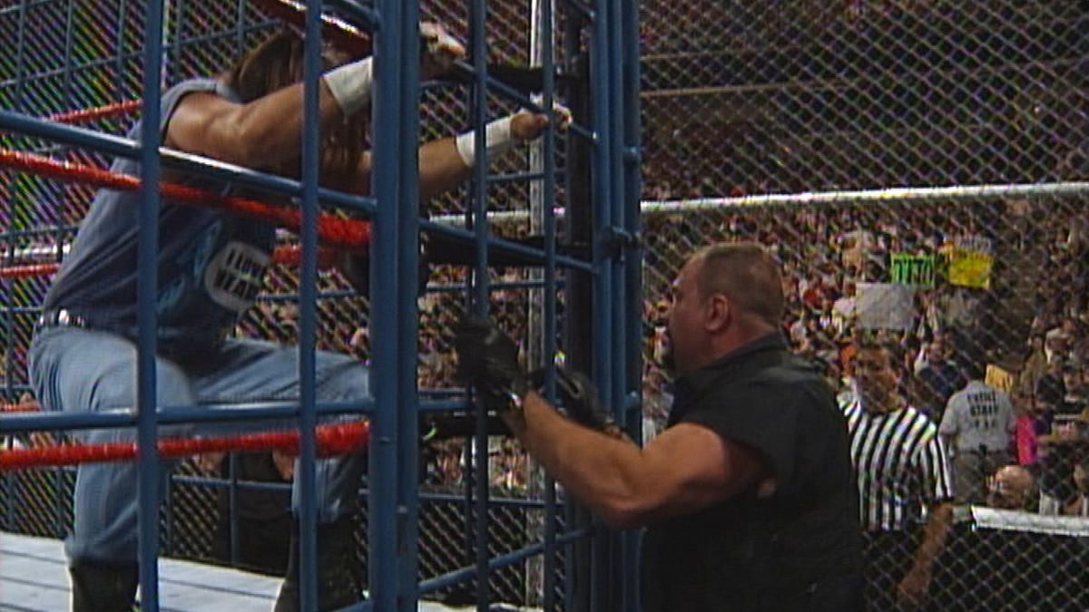 The infamous Kennel from Hell match