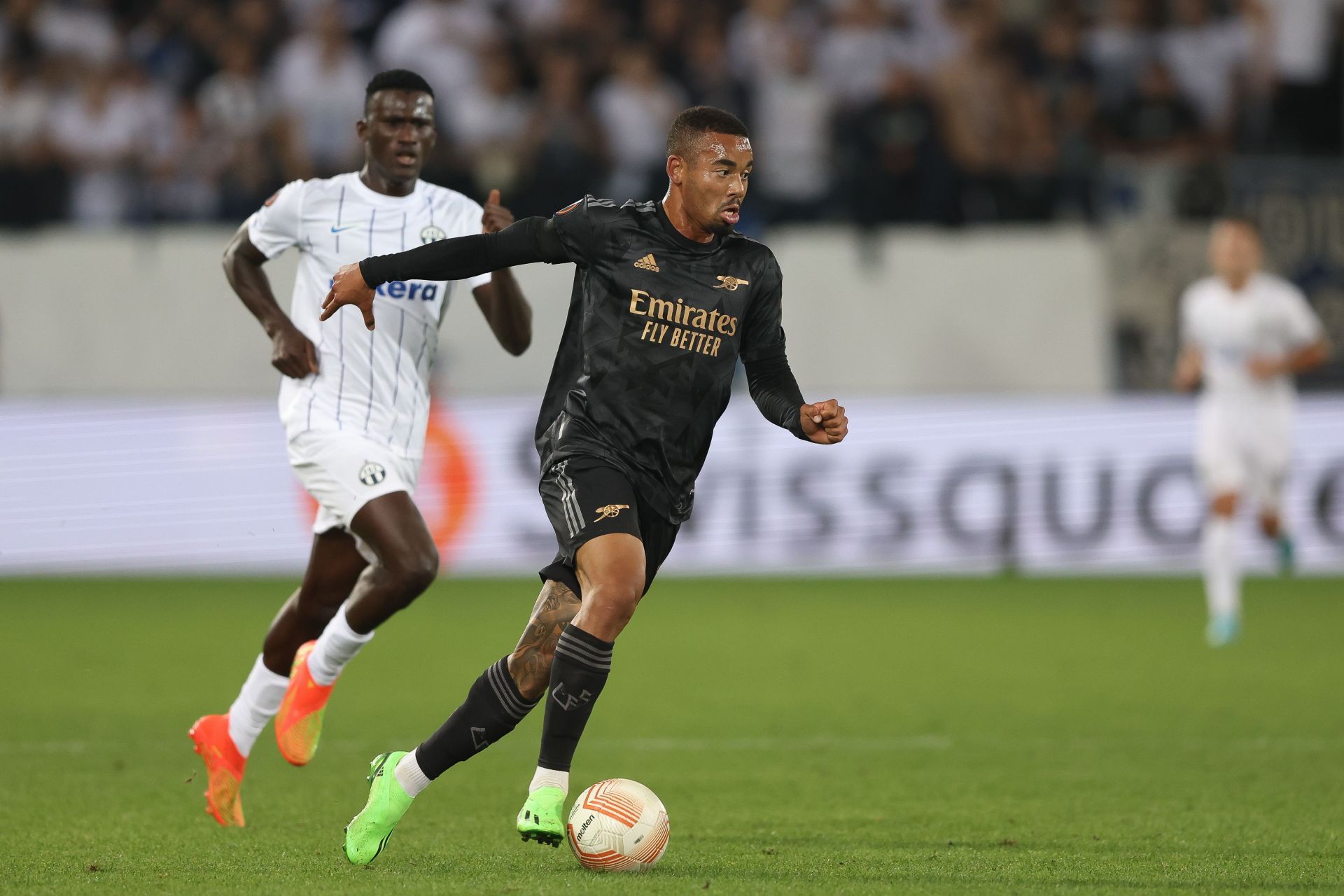 Gabriel Jesus arrived at the Emirates this summer.