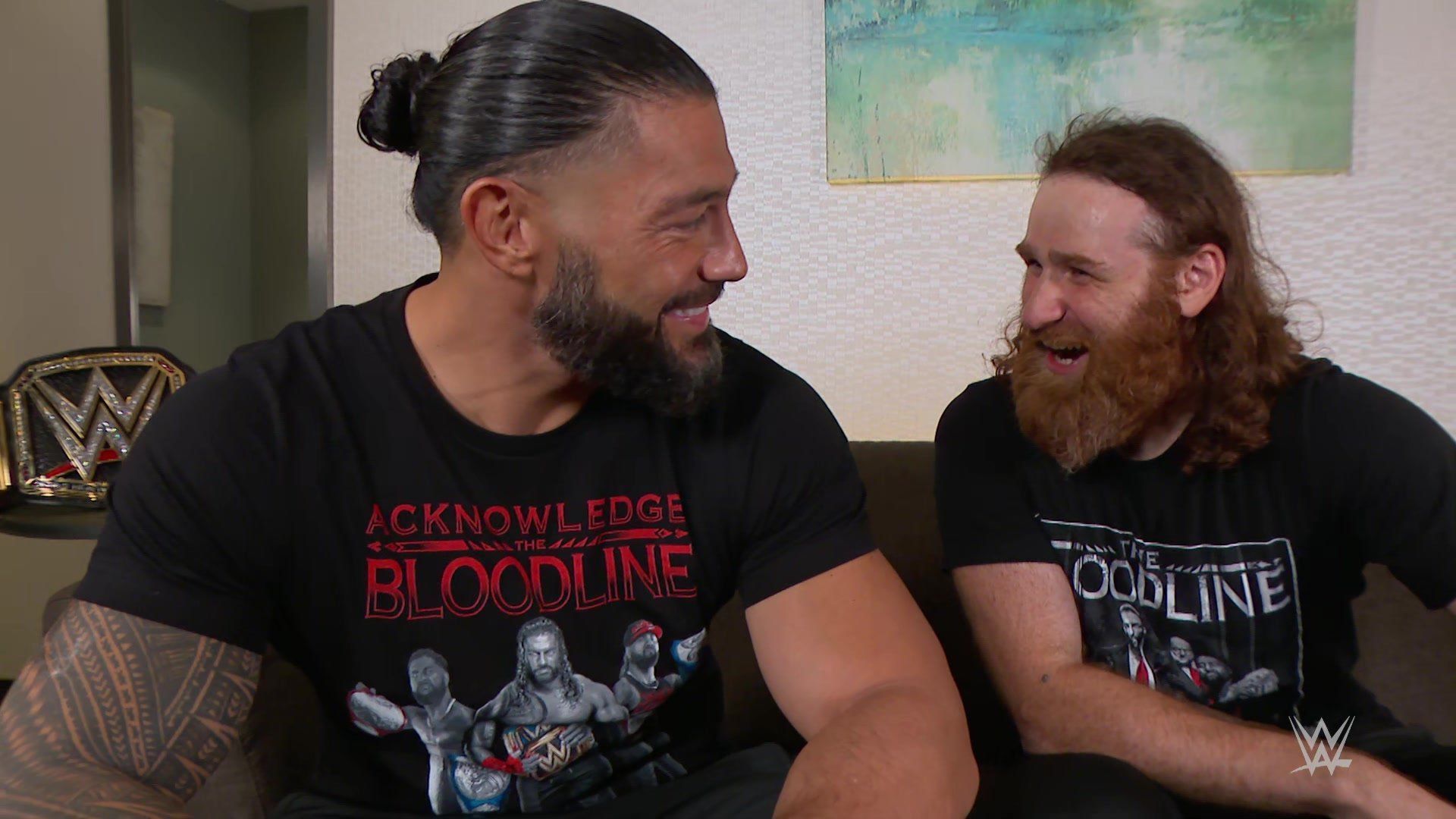 Roman Reigns and Sami Zayn