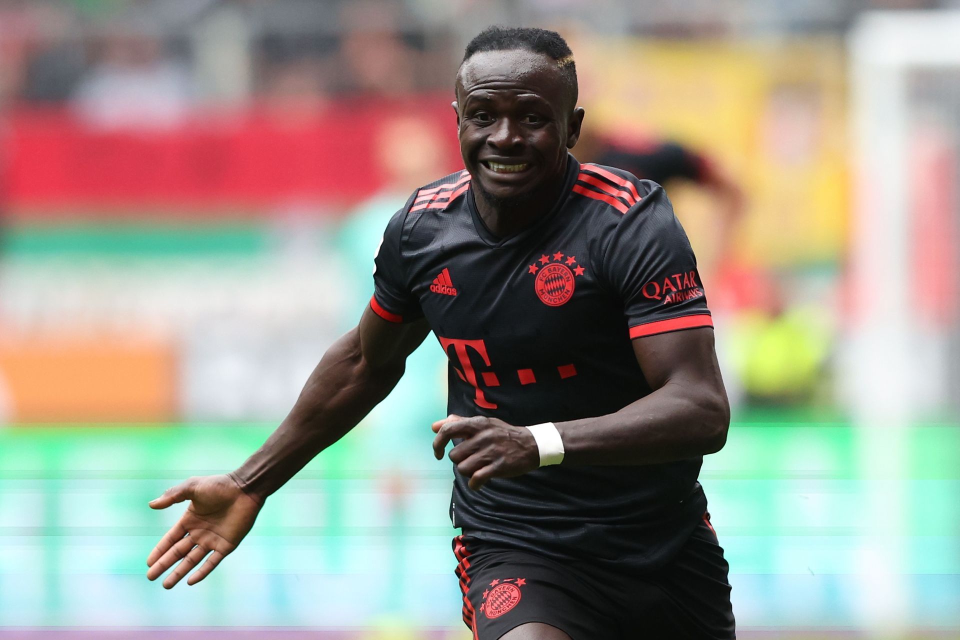 Sadio Mane in action for Bayern Munich during the 1-0 loss to Augsburg last time out