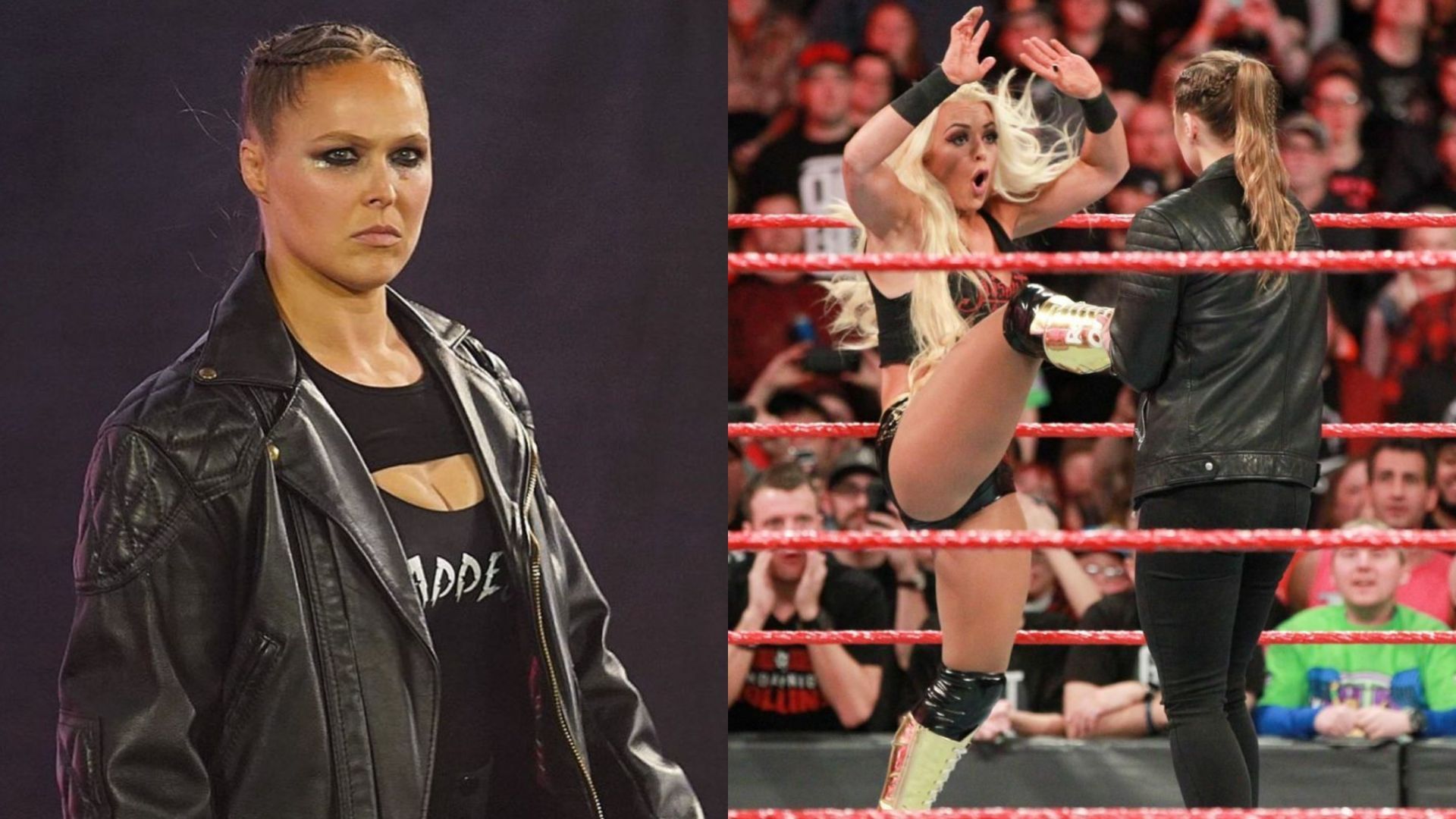 Ronda Rousey and Mandy Rose never had an official match