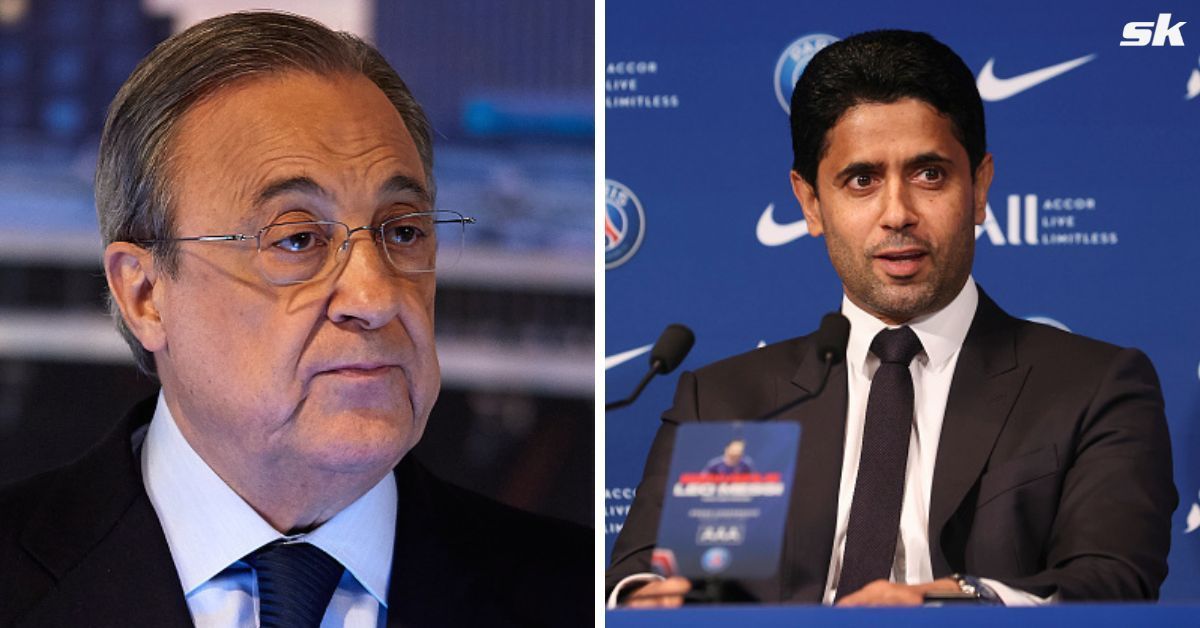 Florentino Perez takes a dig at PSG president Nasser Al-Khelaifi