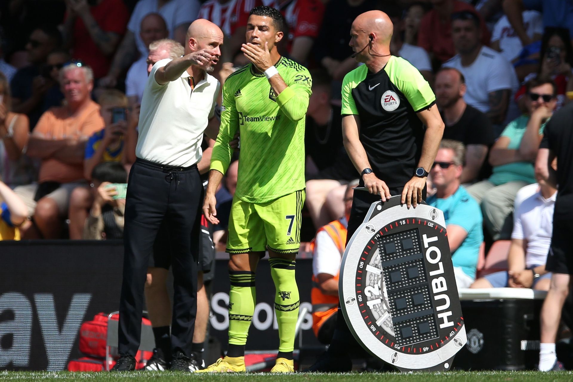 Ten Hag claims the Portuguese is happy