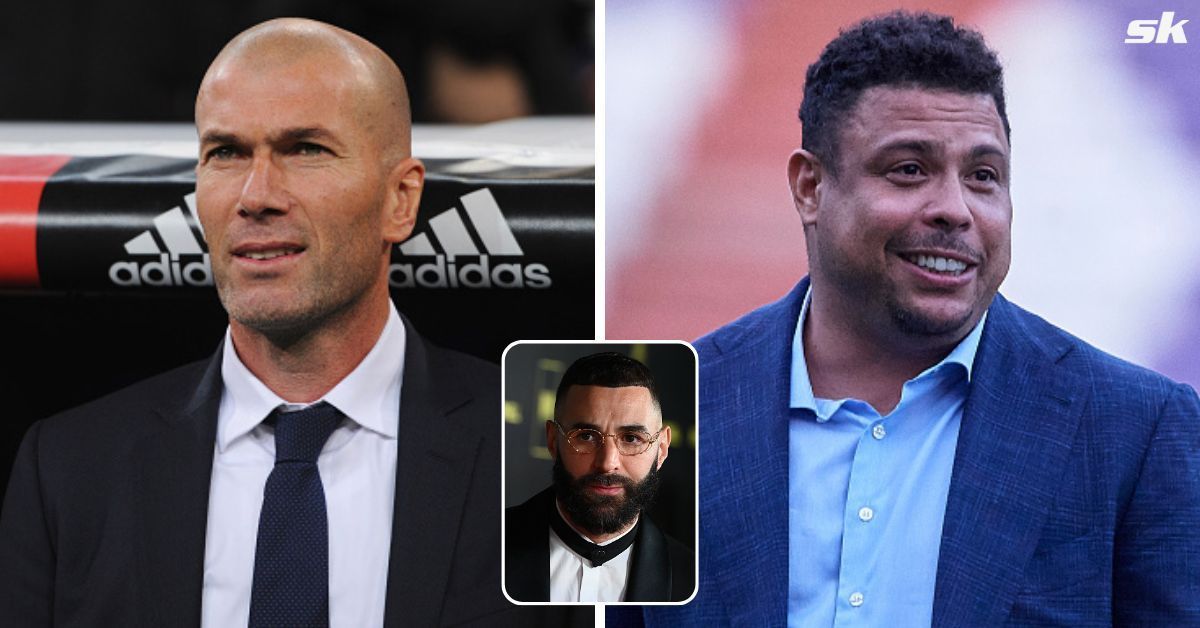 Zinedine Zidane and Ronaldo Nazario both hope to see Karim Benzema winning the Ballon d