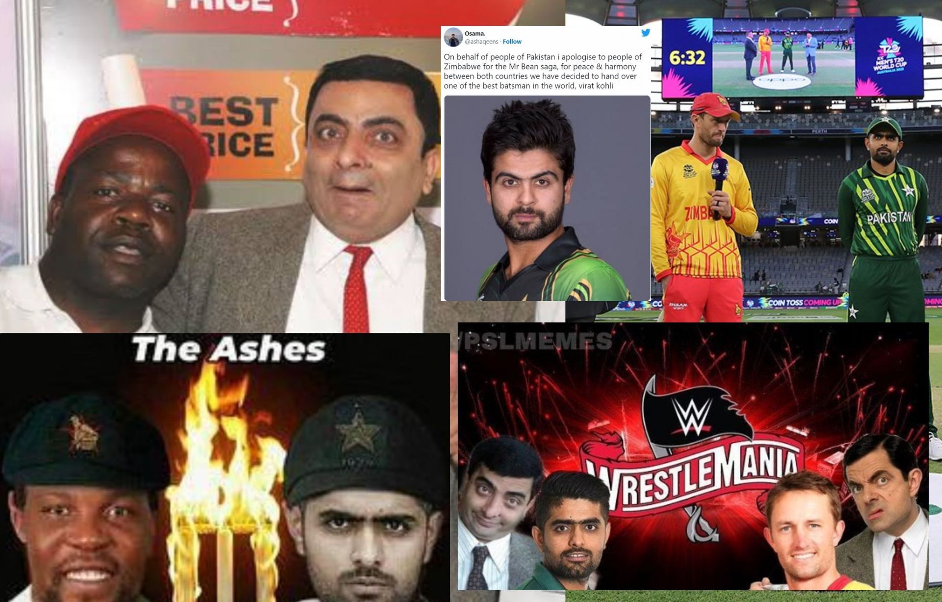 Fans share funny memes surrounding the rivalry between Pakistan and Zimbabwe 